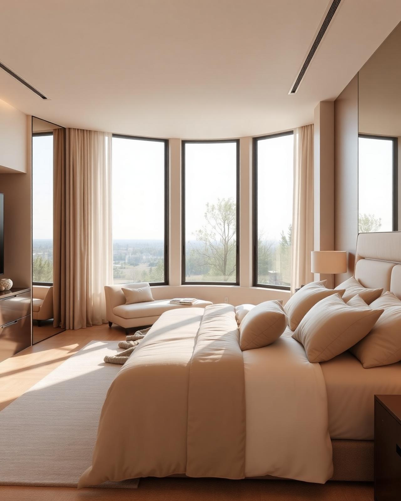 Modern luxury bedroom